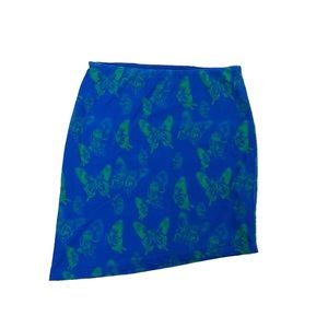 Princess Polly butterfly print mini skirt size 6